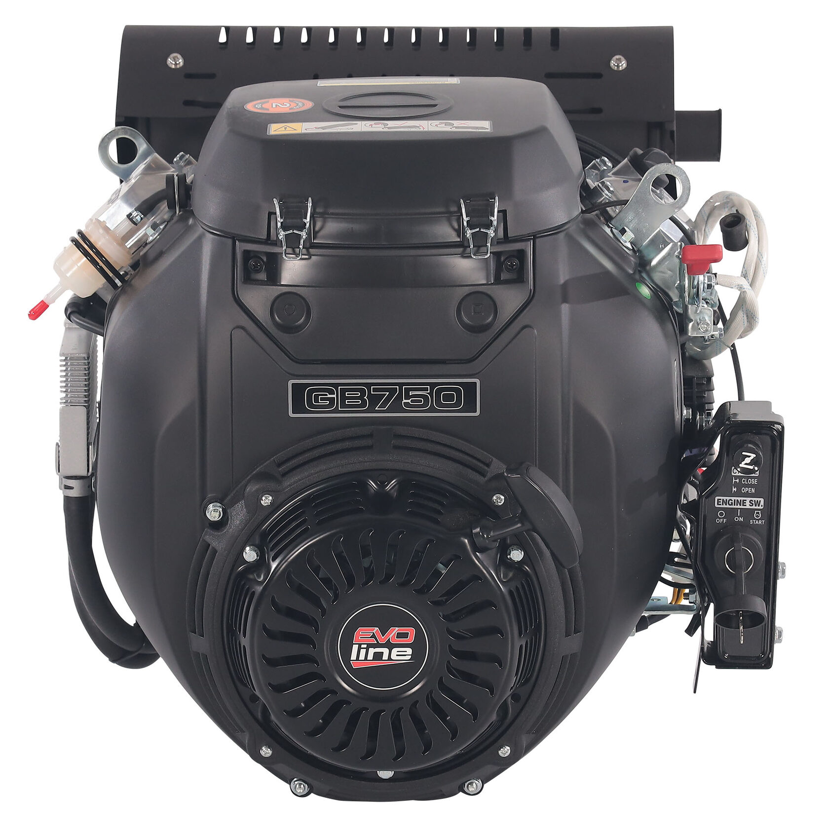 Двигатель бензиновый для затирочных машин, строительного оборудования, вездеходов, мотопомп EVOline Zongshen GB 750 E