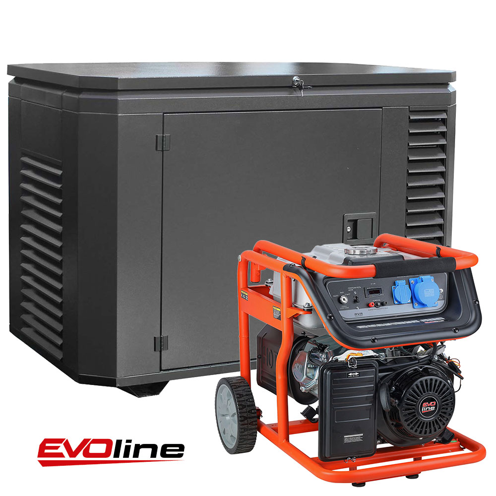 Бензиновый генератор в кожухе EVOline KB 6000 E Zongshen