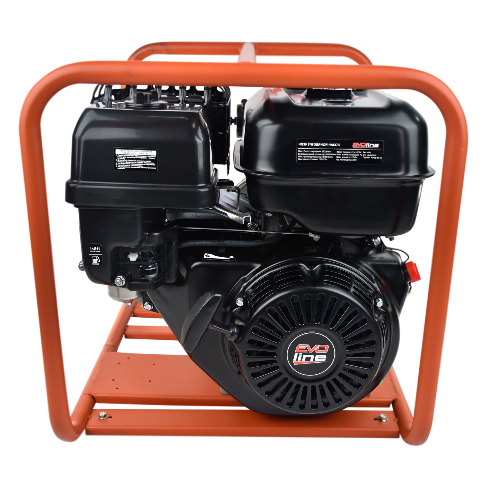 Мотопомпа бензиновая высоконапорная пожарная  EVOline HG 30 Zongshen