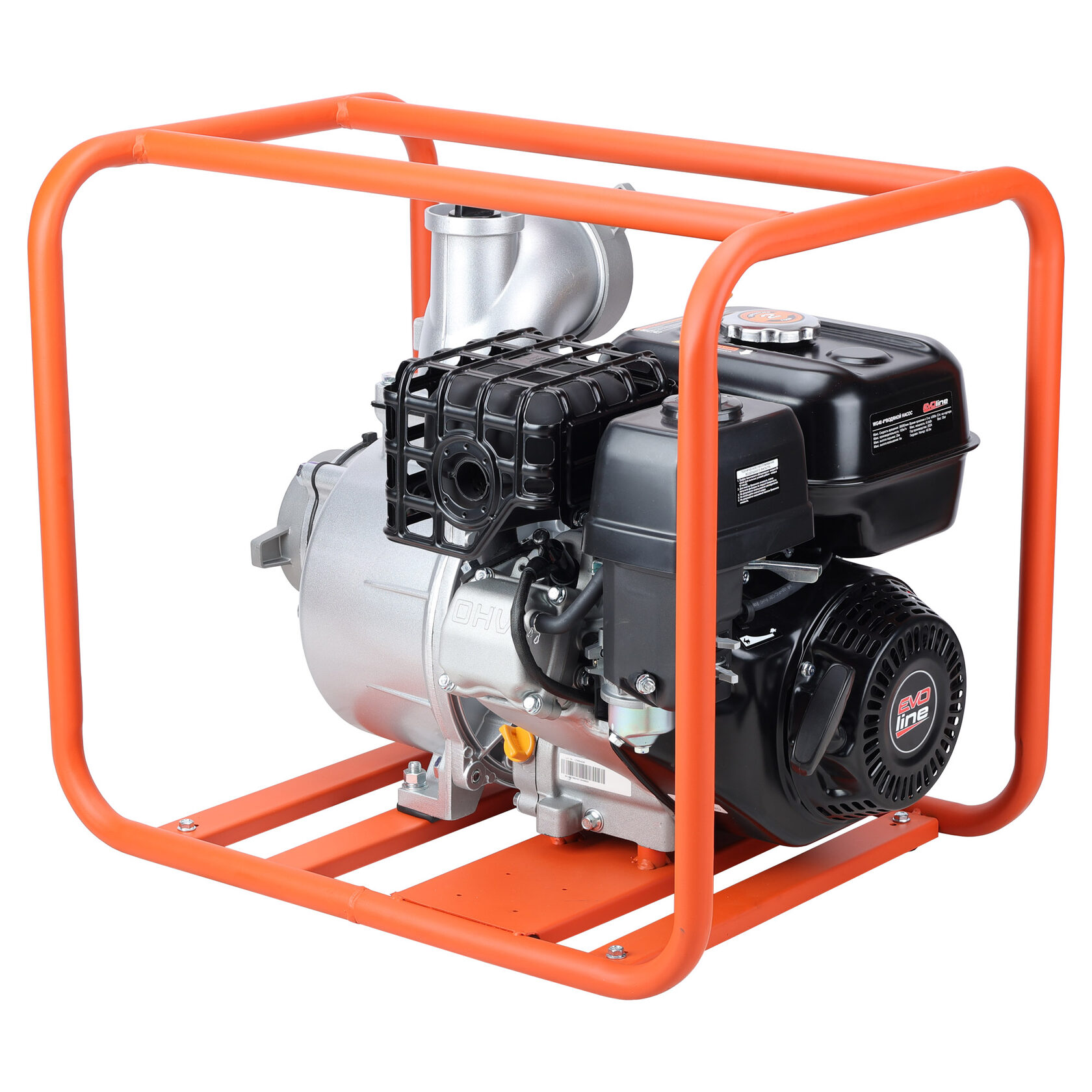 Мотопомпа бензиновая  для воды средней загрязненности EVOline WG 40 Zongshen