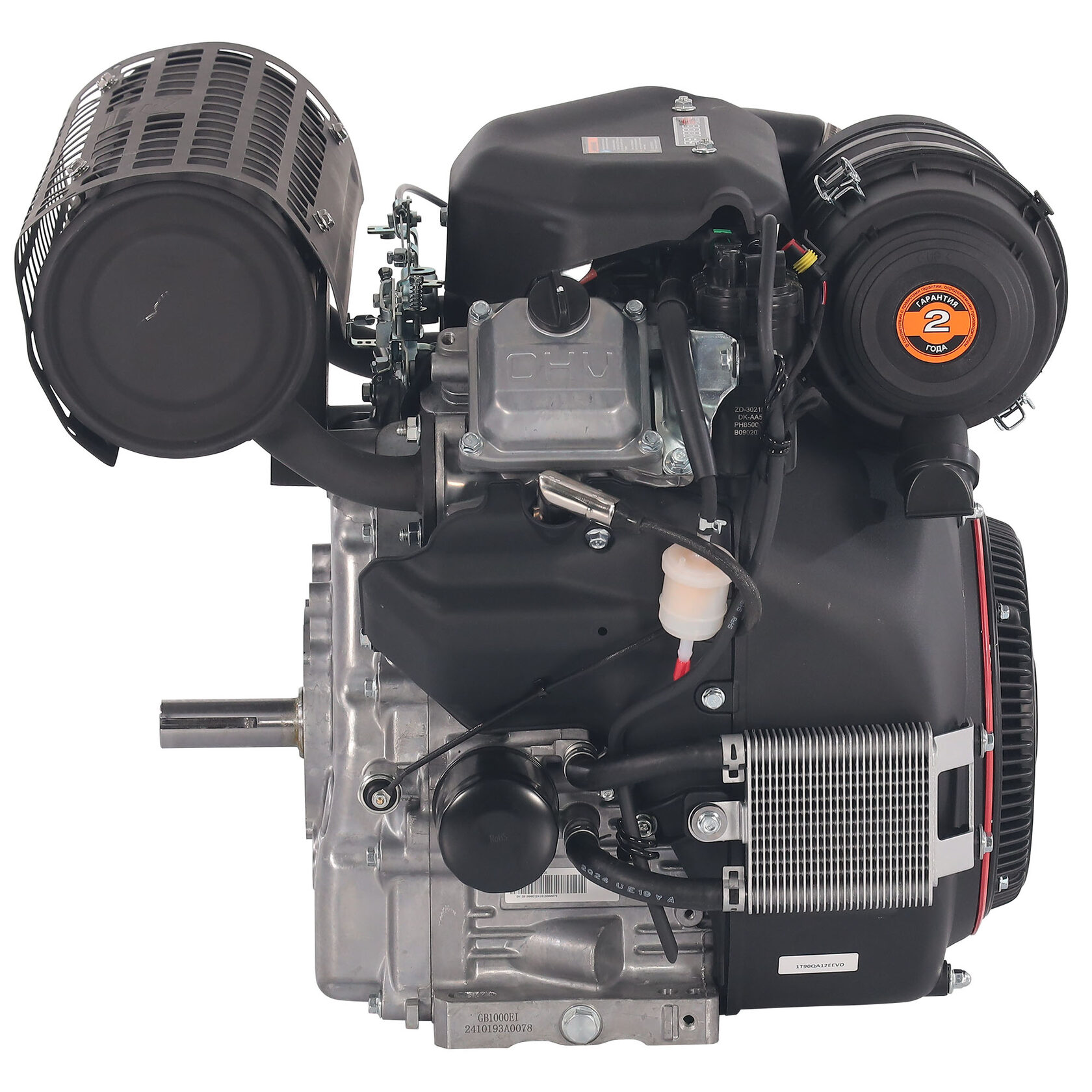 Двигатель бензиновый для затирочных машин, строительного оборудования, вездеходов, мотопомп EVOline Zongshen GB 1000 EFI