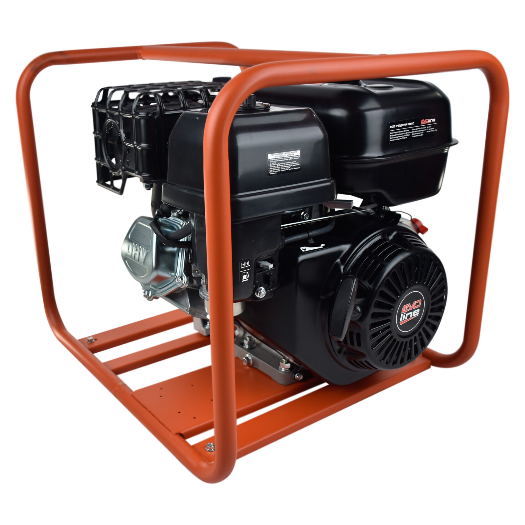 Мотопомпа бензиновая высоконапорная пожарная  EVOline HG 30 Zongshen