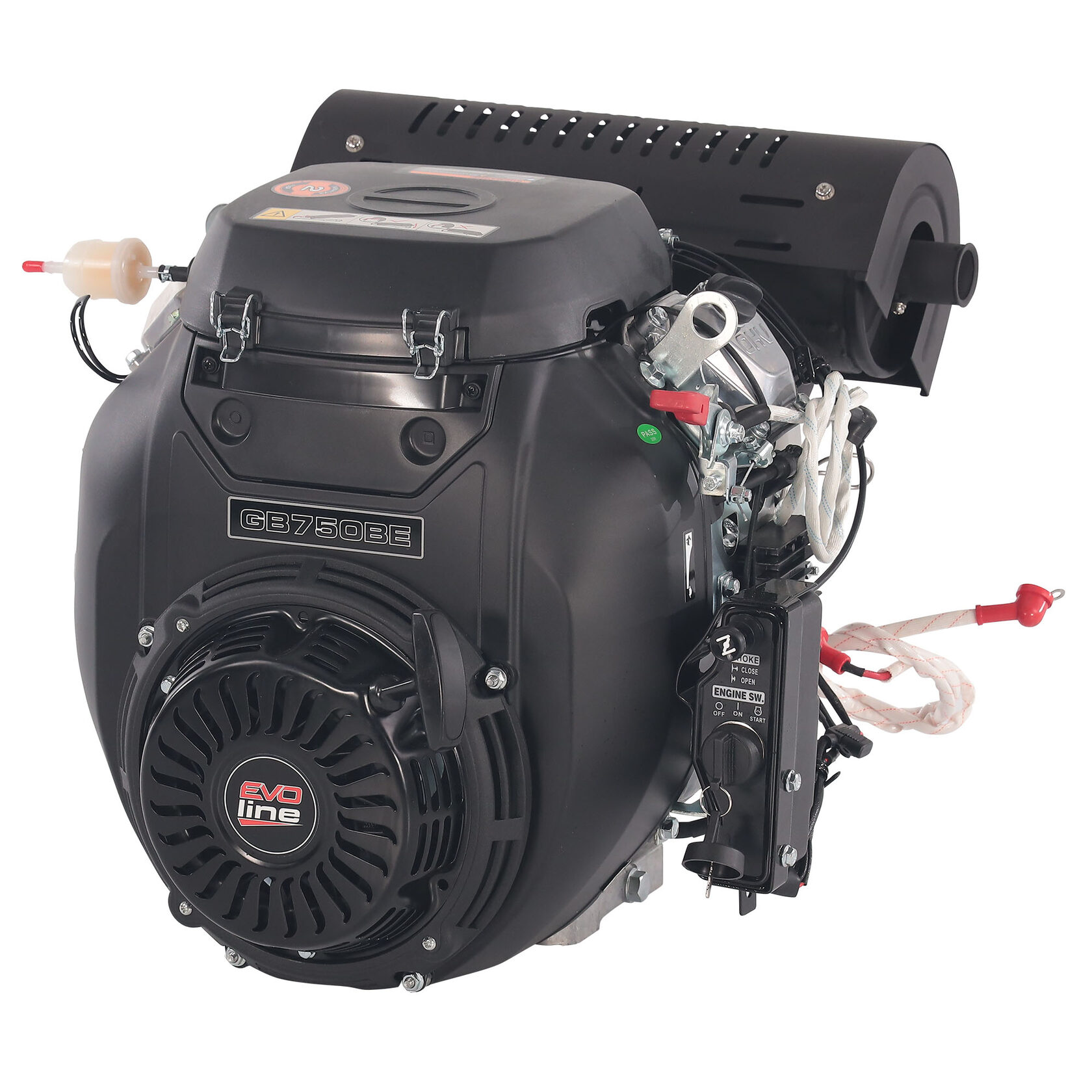 Двигатель бензиновый для затирочных машин, строительного оборудования, вездеходов, мотопомп EVOline Zongshen GB 750 BE