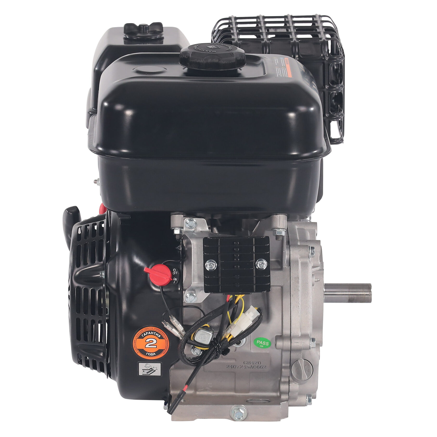 Двигатель бензиновый для культиваторов, мотопомп, опрыскивателей, строительного оборудования EVOline Zongshen GB 420