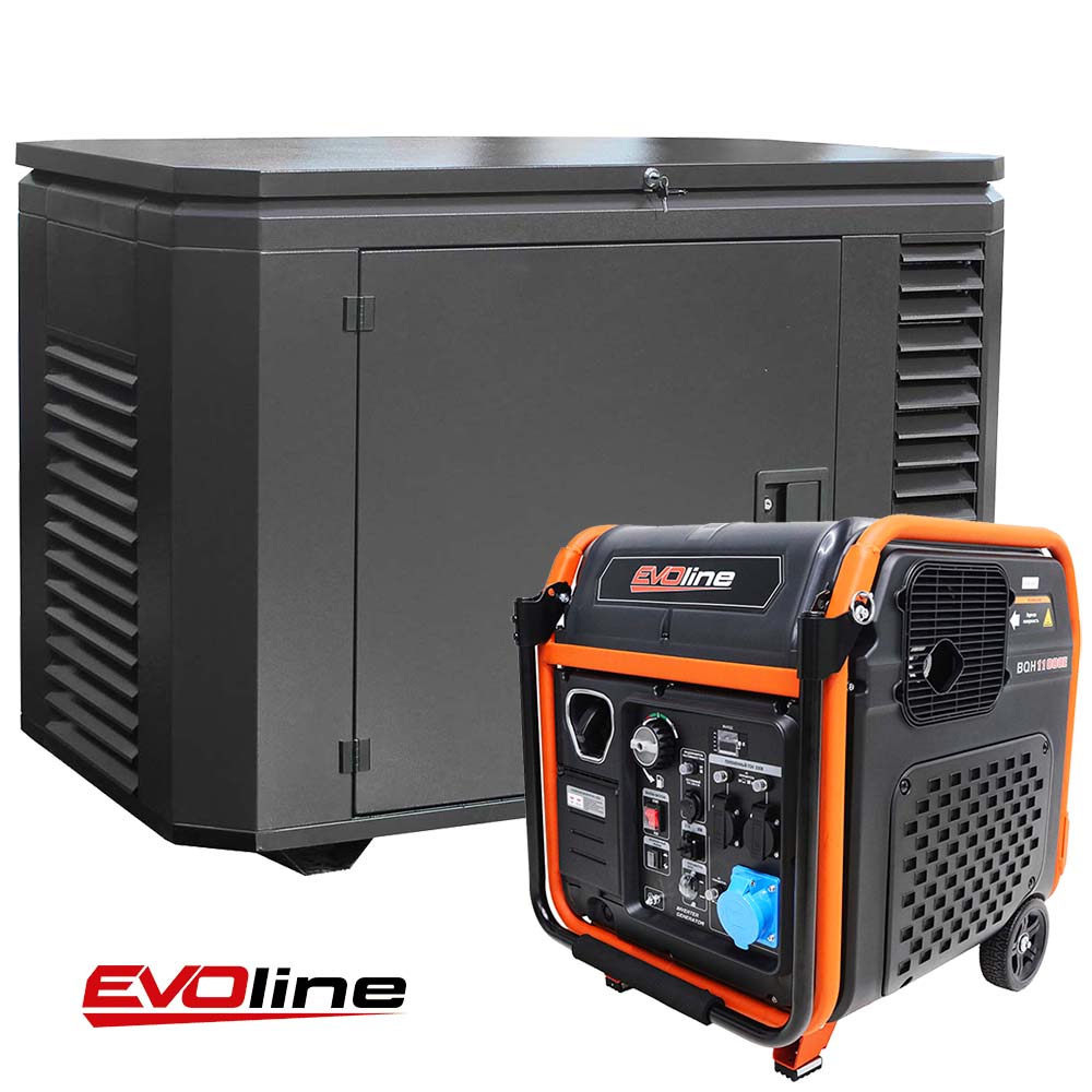 Инверторный бензиновый генератор в кожухе EVOline BQH 11000 E Zongshen