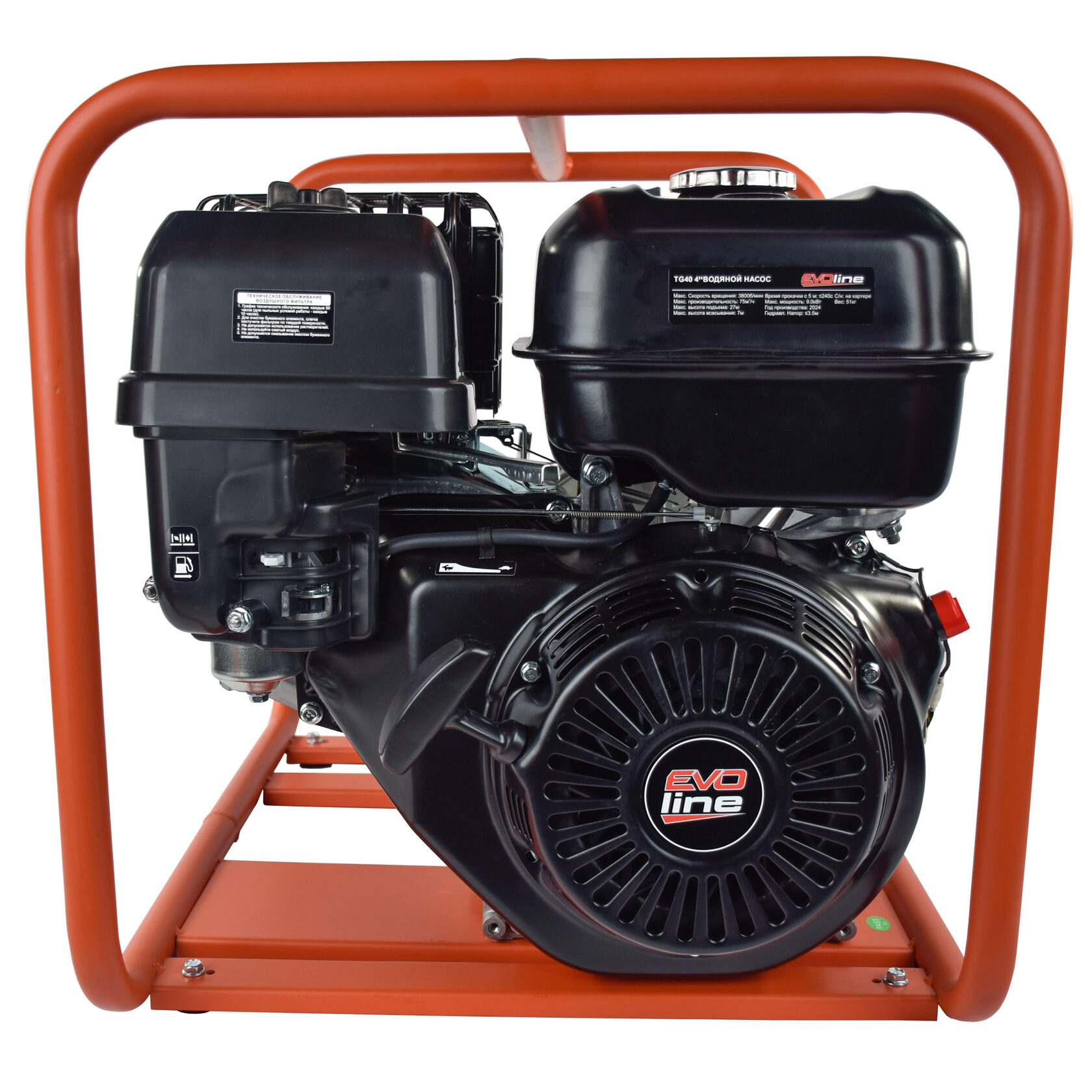 Мотопомпа бензиновая для грязной воды EVOline TG 40 Zongshen