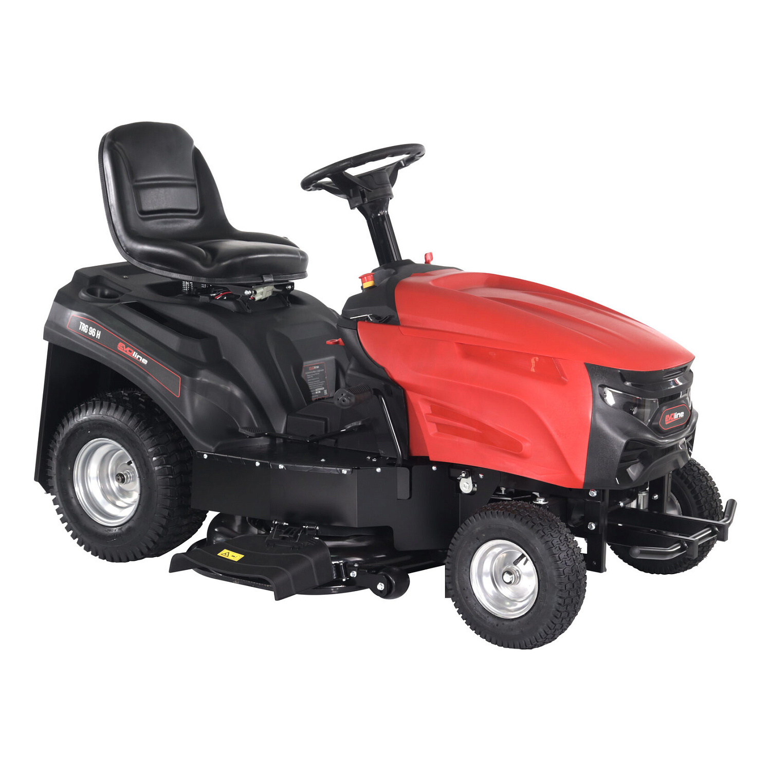 Новинка: Газонокосилка с сиденьем EVOline TRG 96 H — трактор для истинных хозяев земли.