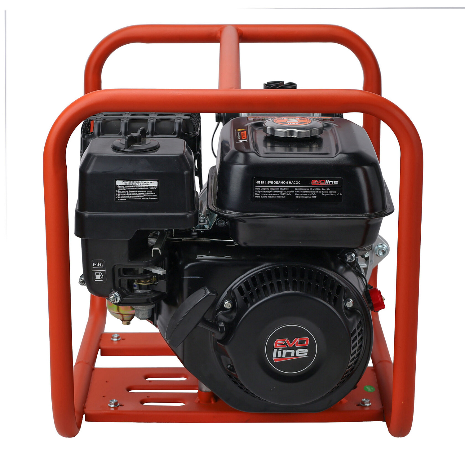 Новинка: Бензиновая высоконапорная пожарная мотопомпа EVOline HG 15 с двигателем Zongshen